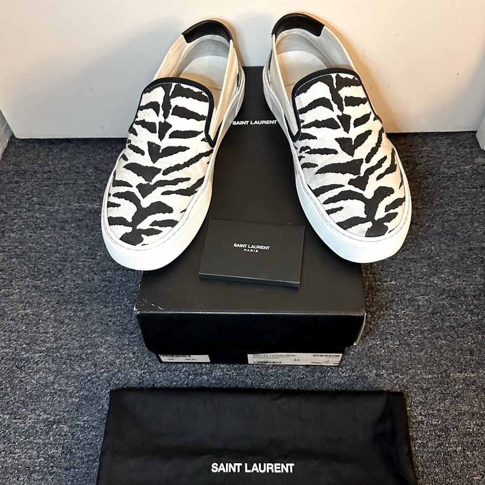 Saint Laurent slip on shoes